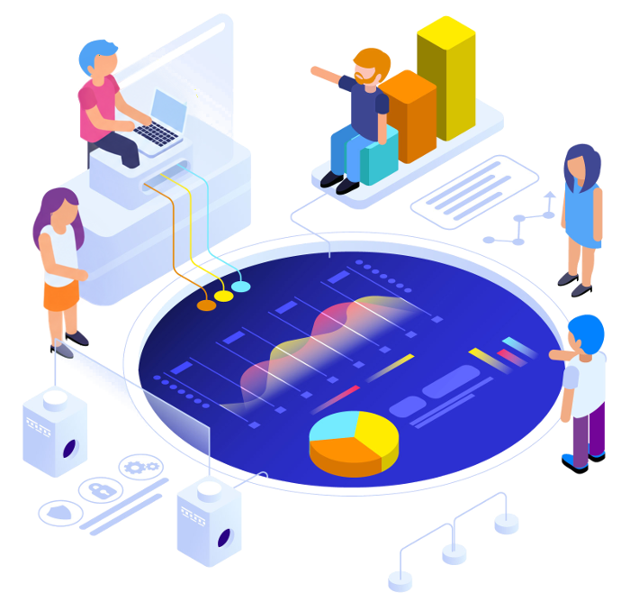 Digital transformation illustration